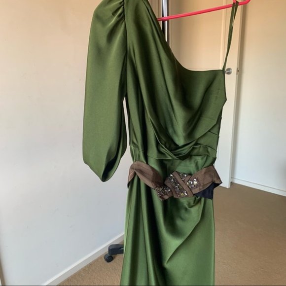 🔥$50 SALE🔥 BCBGMAXAZRIA One-shoulder Dress - Picture 4 of 9